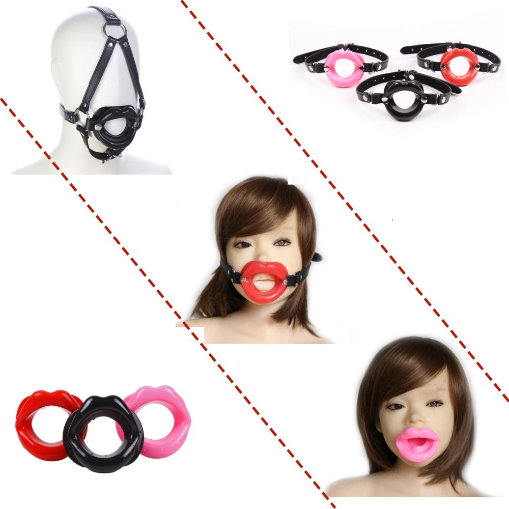 VaHppy Couple Games Sex Toys Gags Face Masks Deep Throat Oral Sex SM BDSM Mouth O-Shape Oral Shackles Bondage Adult Products