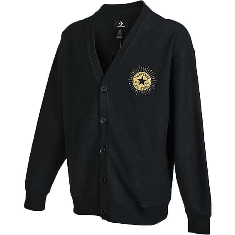Converse Radiating Love Cardigan Asia Sizing Black Men s 10025501-A01 L