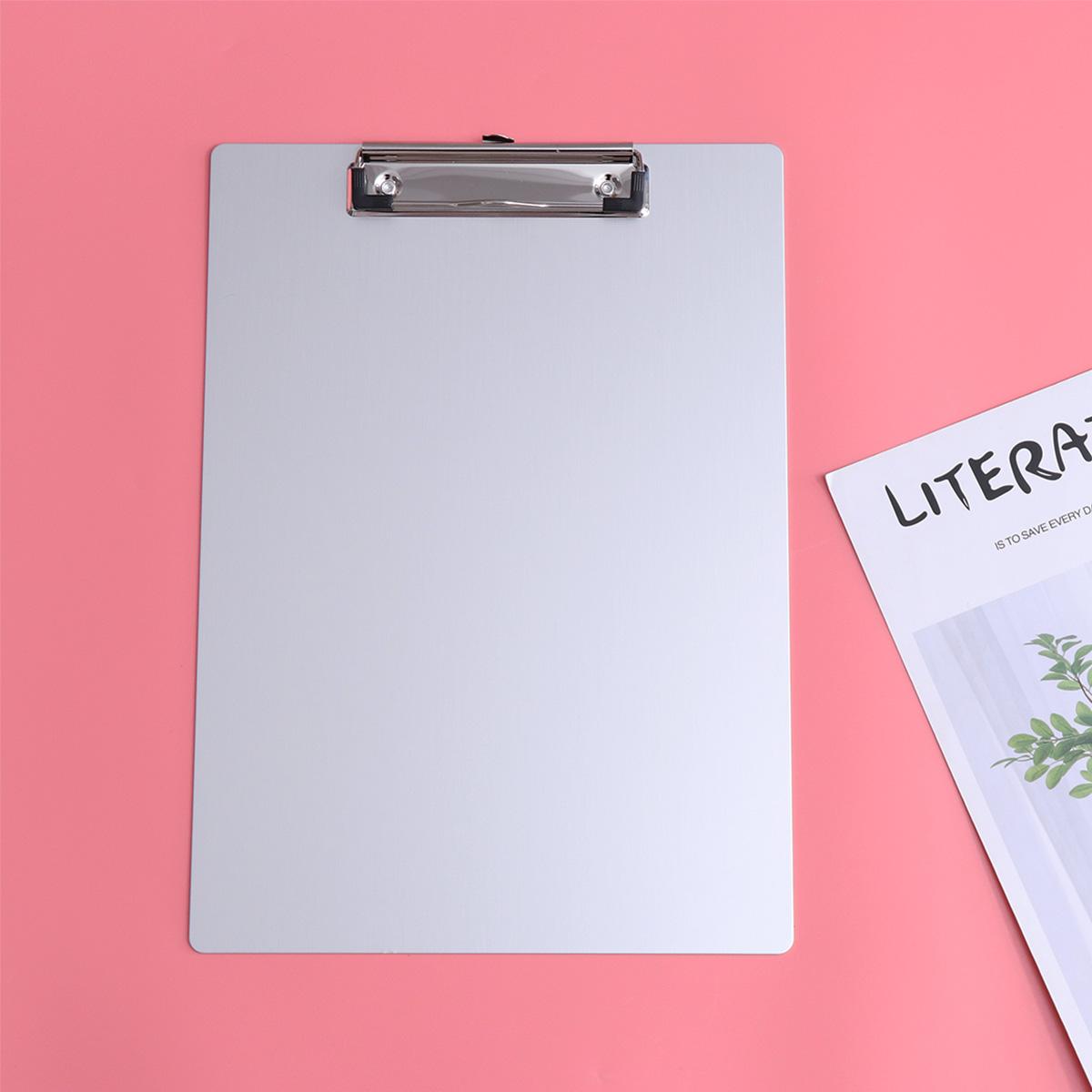 

Металлическая доска для письма А4 Алюминиевый планшет для хранения мусорных корзин Файл для студентов Канцелярские принадлежности