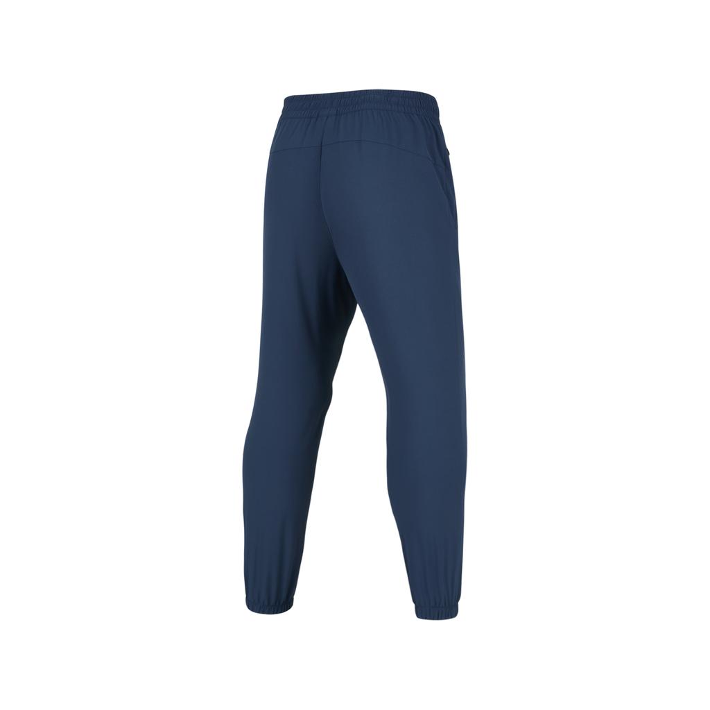 Skechers Ice Skin Quick-Dry Pants Solid Color Mid-Rise Breathable Quick-Dry Tapered Knit Sports Pants Men Pants Navy-Blue P224M106-02MZ
