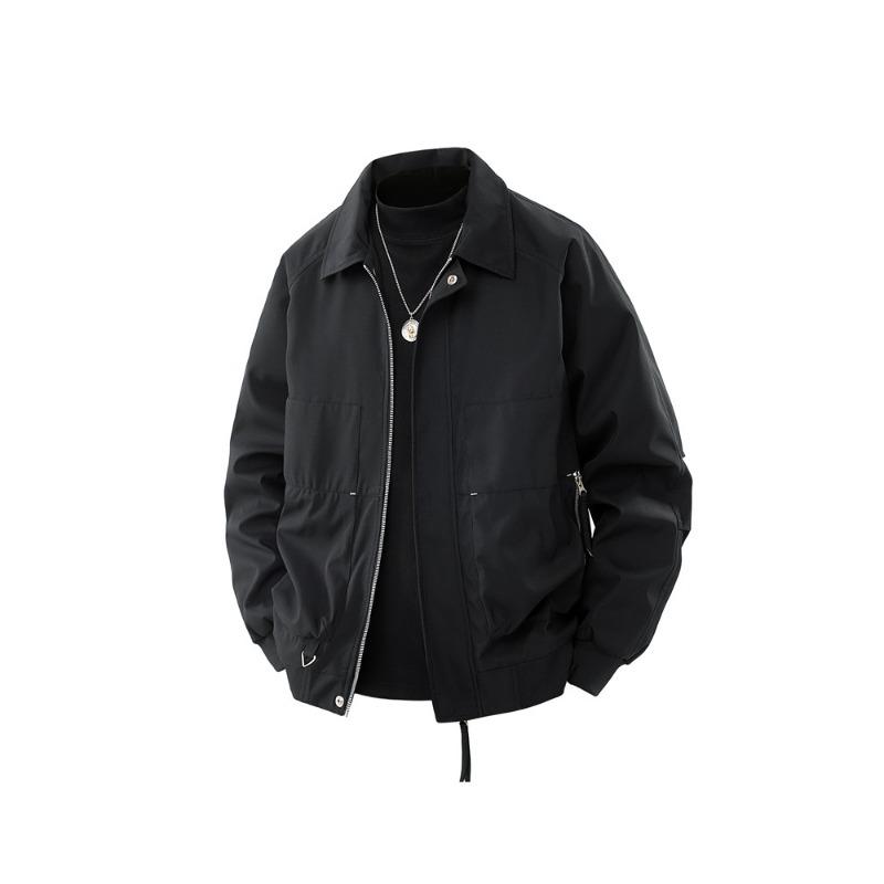 Baseball Collar Jacket Men's Spring and Autumn New Style Handsome Loose Work Jacket Top