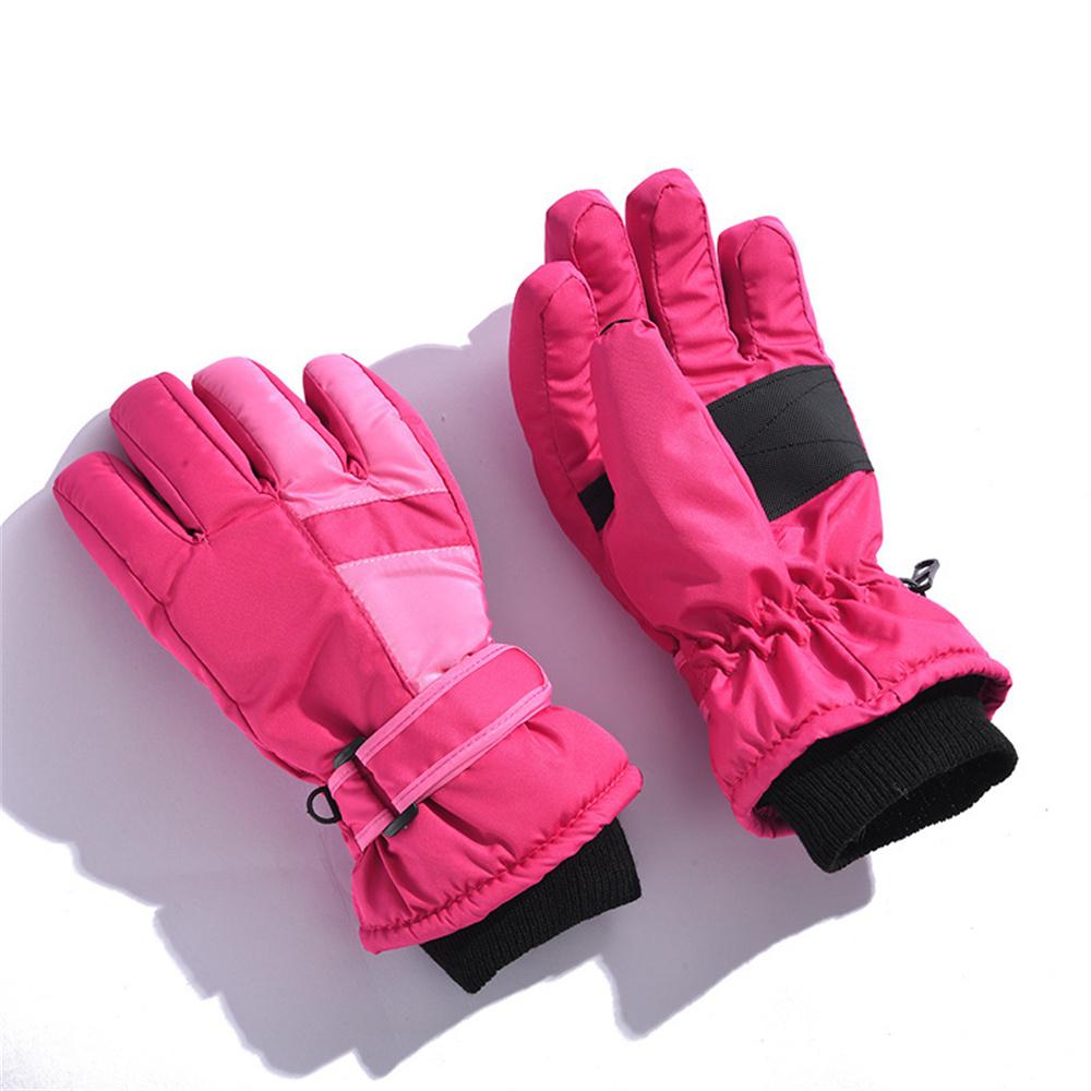 Winter Style Outdoors Ski Glove Designed For Unisex Plush Thickening Warm Moisture-Proof Windbreak Ride Keep Out The Cold Cotton Glo Practical Use