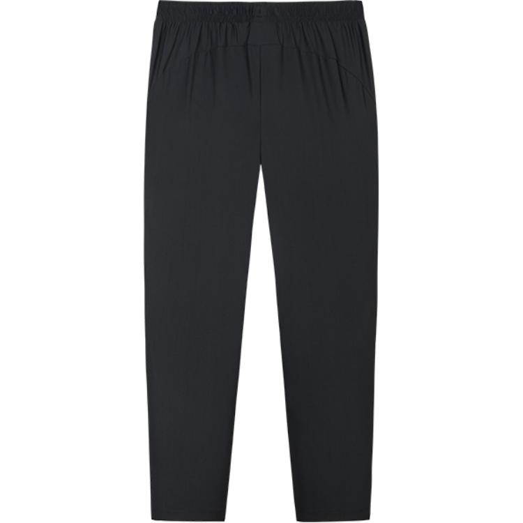 Anta High Waist Ice Feel Breathable Sports Trousers Women bottoms Basic-Black 162427302-1