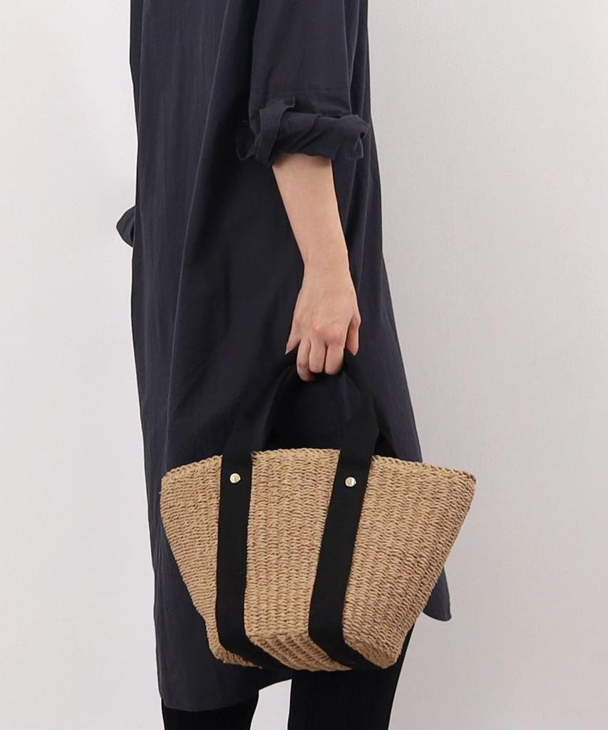 Cuco Tape Handle Paper Tote Bag 2413112060 Camel (144)