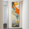 Slim Vertical Self-Adhesive Mural: Elegant Decorative Sticker for Entrance Hall or Corridor