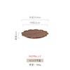 Wooden dessert coffee cake plate Japanese solid wood tray high appearance level lace household fruit plate for holiday