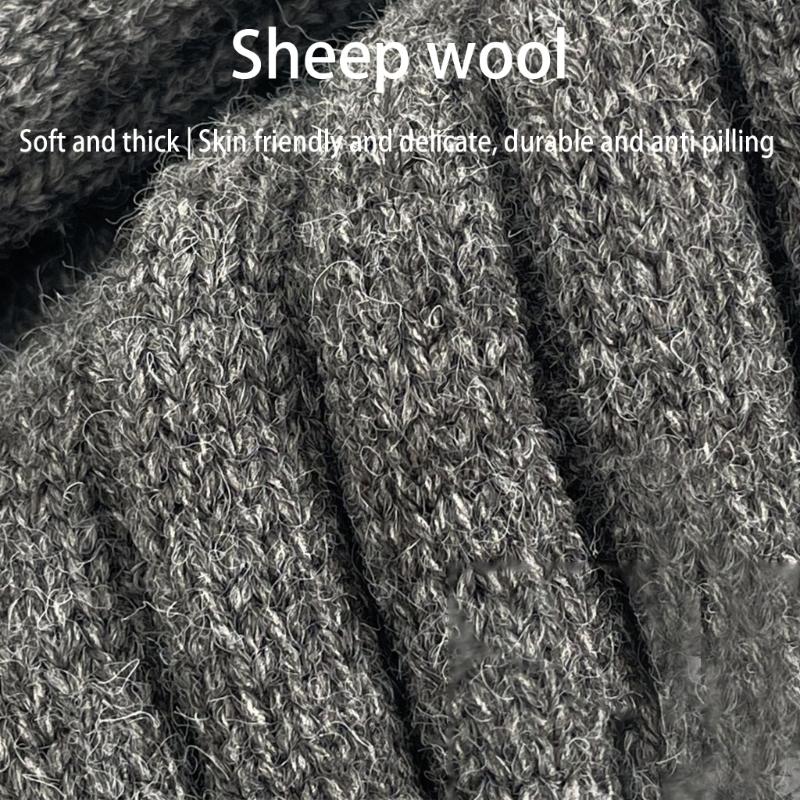 Ribbed Knitted Long Socks Knit Leg Warmers for Girl Women High Elastic Stockings Winter Loose Socks Stylish Accessories