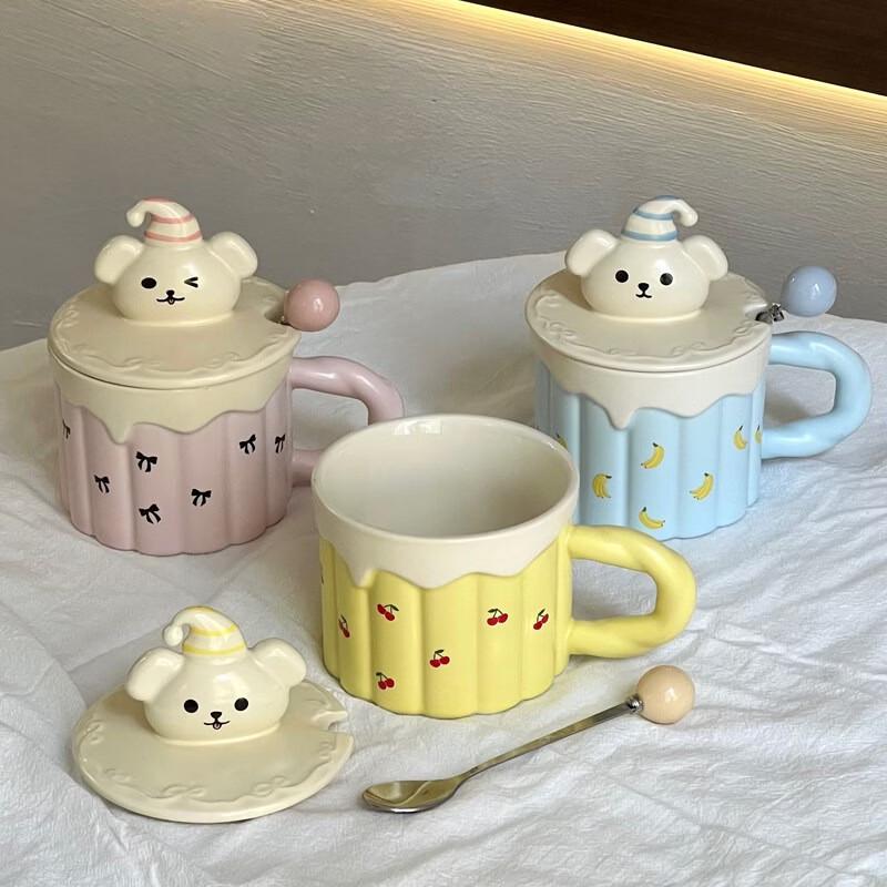 AKIRO Bear Ceramic Mug Gift Set
