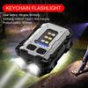 Keychain Flashlight 8 Modes Small Flashlights LED LED Keychain Light Keyring Flashlight Mini LED Flashlight Keychain 800Lumens