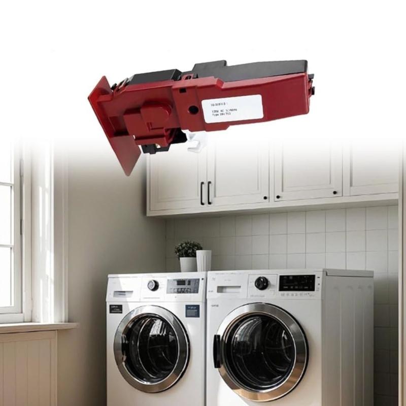 Washing Machine Door Lock Replacement Universally Fit Plastic Safety Latches Mechanism for Various Top Load Dryer Models