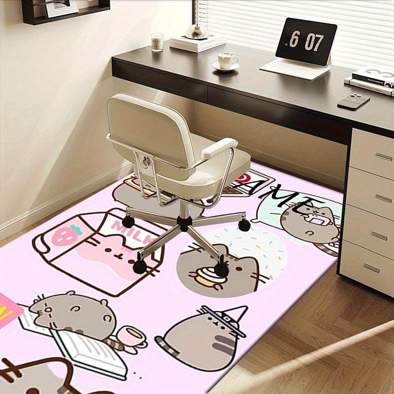 Pusheen, Milk, Witch Office Carpet Soft Polyester Entrance Carpet Washable Non slip Machine Washable