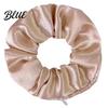 Cloth Hair Ties with Zipper Pocket Scrunchies Hidden for Women, Elastic Tie Convenient Gym Small Items Keys And Coins, Satin Accessories Daily