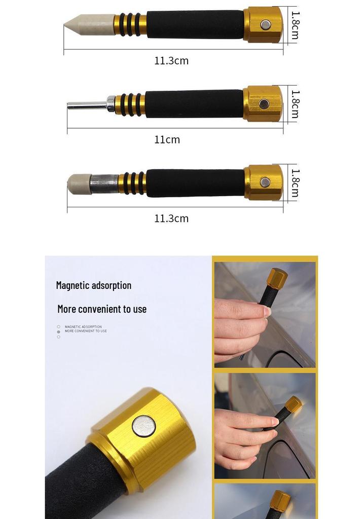 Car Dent Repair Pen & Hammer Set - Non-Marking, No Spray Painting Required