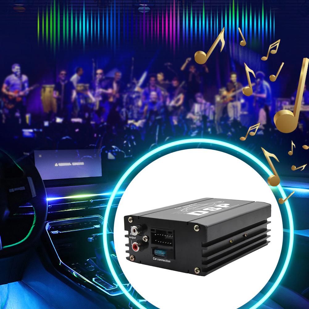 Car DSP Digital Audio Processor 4 Channel Audio Digital Sound Processor Car DSP Amplifier for Car Audio Enhancement