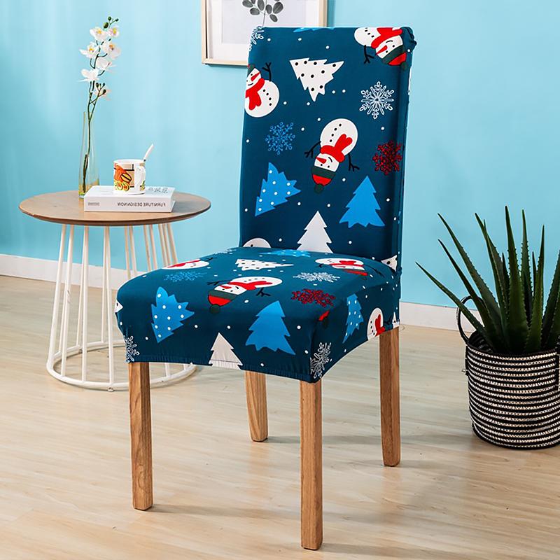 

Різдвяні чохли для обідніх стільців. Розтяжні чохли для сидінь. Чохли для вітальні, кухні, офісу, готелю, банкету, церемонії, вечірки Universal
