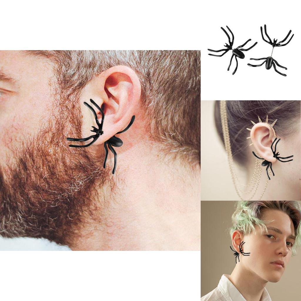 Gothische Ohrringe mit Tiermotiv aus Legierung mit Spinnendesign für Damen