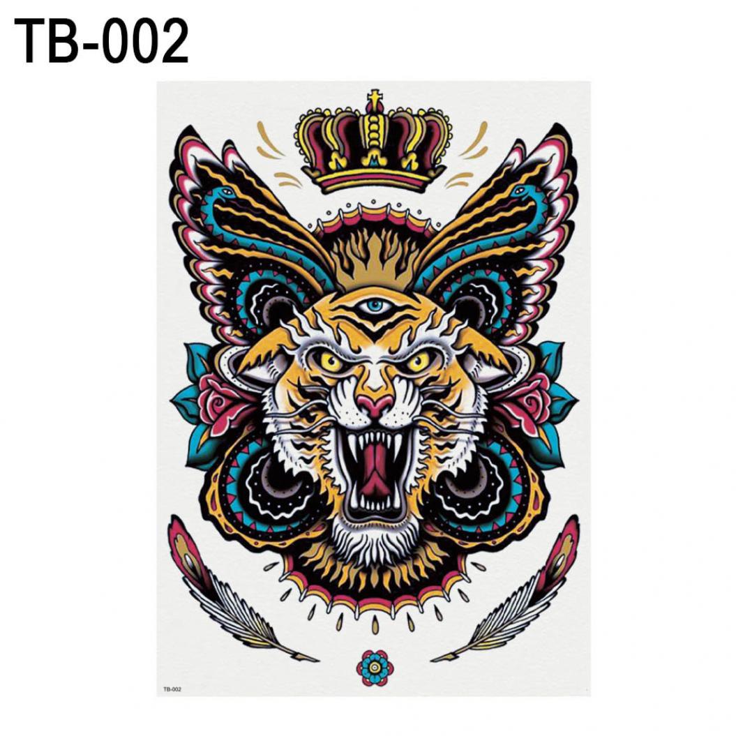 

Большая временная татуировка на спину