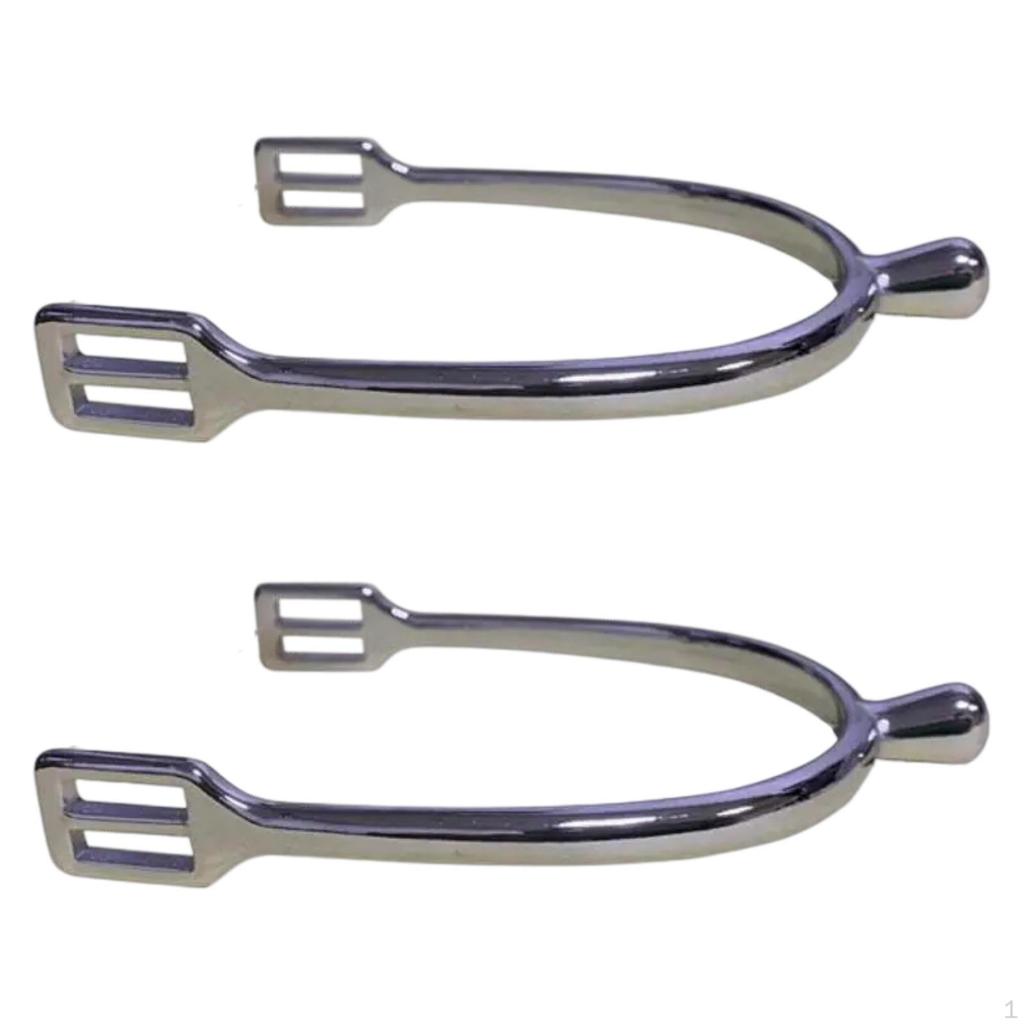 2er-Pack Reitsporen für Damen und Kinder, langlebiges Reitzubehör, Zinklegierung