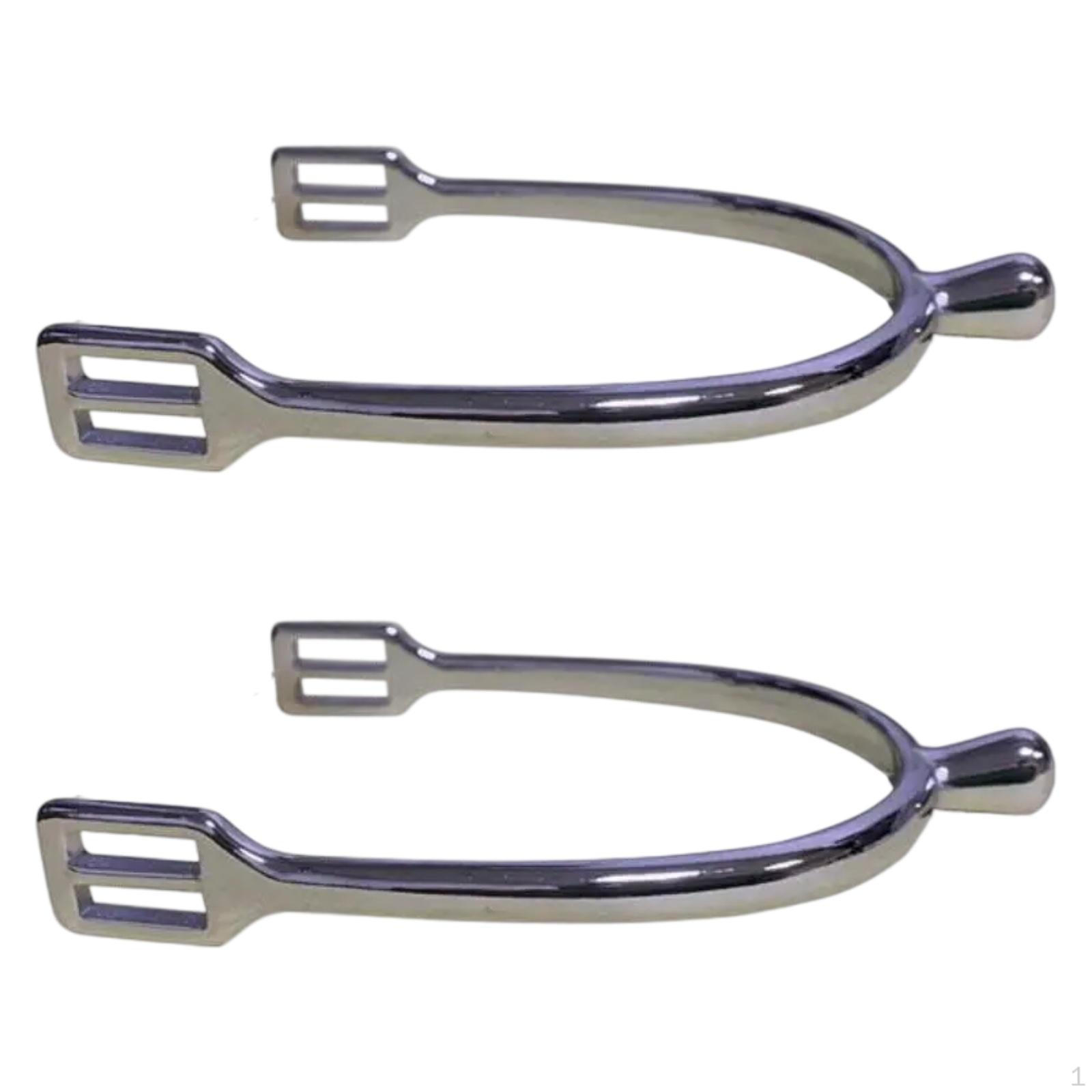 

Набір з 2 шпор для верхової їзди для жінок і дітей Міцні аксесуари для їзди Цинковий сплав