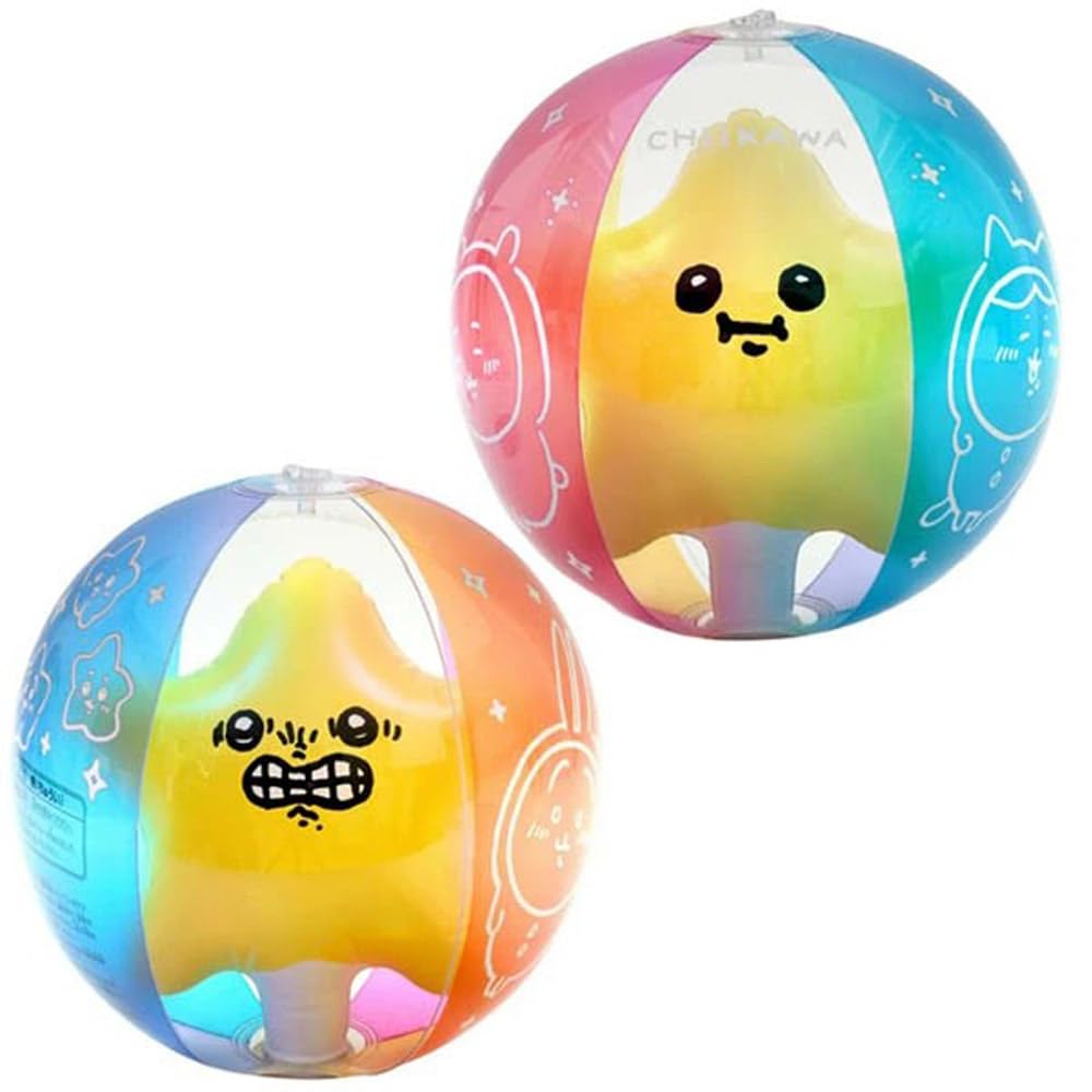 

Ikeda Kogyosha Chiikawa Shooting Star Beach Ball 003800100