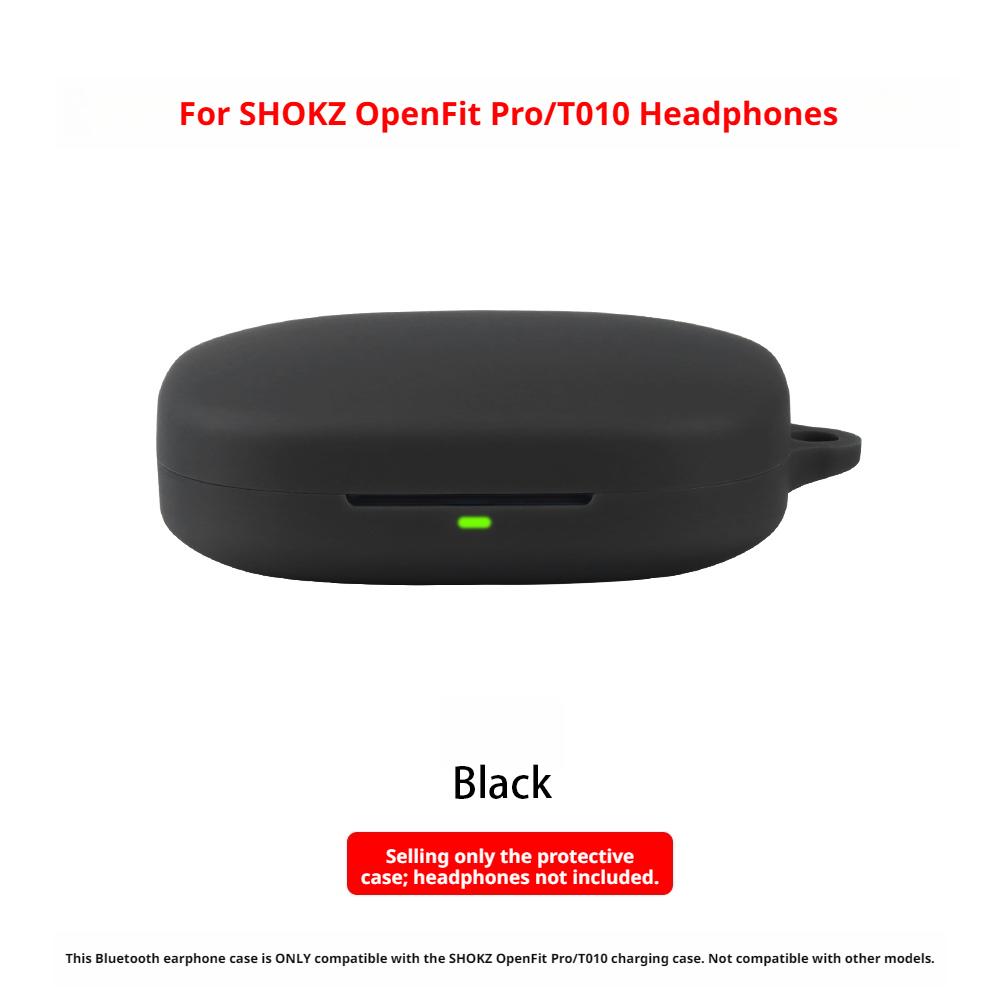 Weiche Silikon Schutzhülle für Shokz Openfit Pro T010 Kratzfest Stoßfest Vollabdeckung Ladecase Schutz Hülle Elektronik
