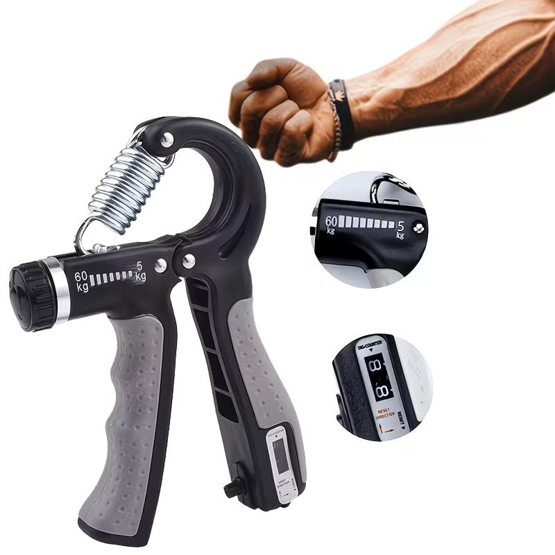5-60kg Hand Grip Strength Trainer Grip Strength Gym Wrist Expander Hand Strengthener Adjustable Muscle Recovery Fitness Hand Strength Exercise