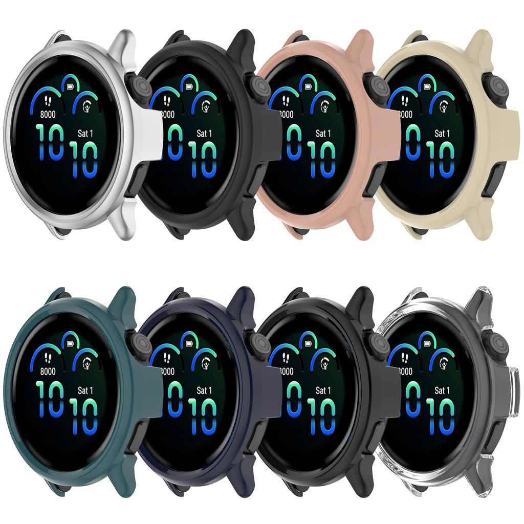 For Garmin Vivoactive 6 Case Half-Wrapped Hollow Hard PC Watch Cover
