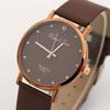 Fashion Charm Women Leatheroid Band Round Dial Quartz Wrist Watch