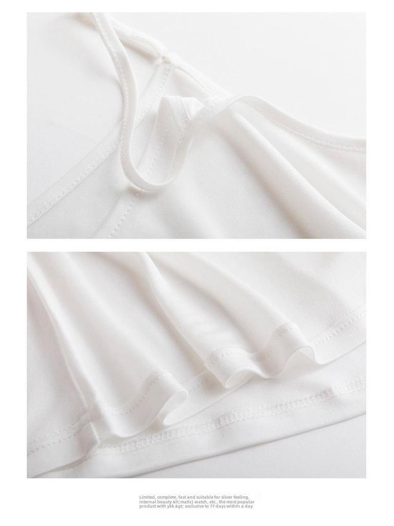 Tangge Sommer-Camisole aus Maulbeerseide – verstellbare Träger und vielseitige Passform