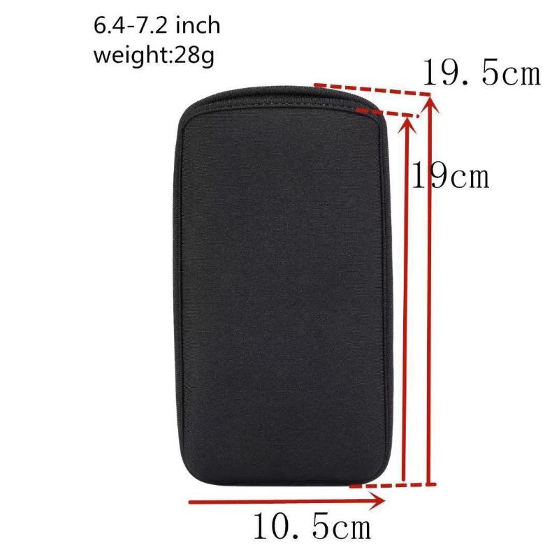 Universal Neoprene Protective Case Phone Bag For 15 14 13 12 11 Pro Max Power Bank Shockproof Cover
