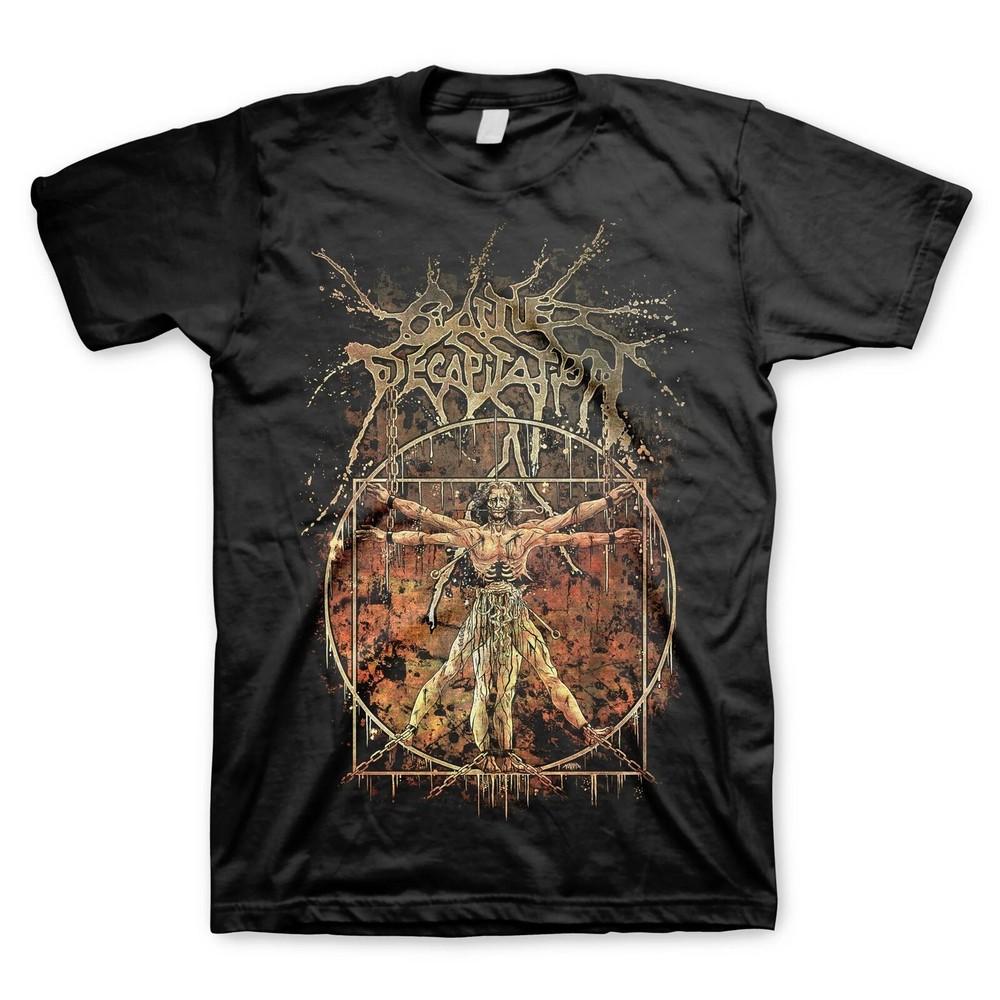 CATTLE DECAPITATION cd lgo VITRUVIAN Официальная Футболка XL Новый монолит терразит Унисекс Футболка S