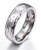 Silver Wedding Ring 316L Steel S.19