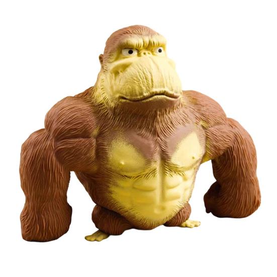Yangyizhi Stress Relief Gorilla Squeeze Toy, Slow Rising Orangutan Fidget Anxiety Reduction Animal Shape Sensory Toy for Kids Adults