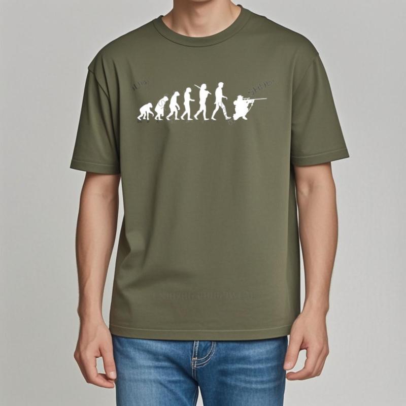 Men Cotton T-Shirt Summer Brand Tshirt Evolution Battlefield COD Gamer T-Shirt Top Tees Mens Tshirt Fashion Soft New Tee-shirt