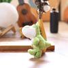 Cartoon Cute Green Crocodile Soft Plush Keychain Pp Cotton Filling Gift Bags