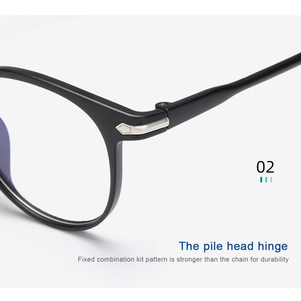 Anti-Blue Sunglasses Vintage Classic Square Frame Round Glasses Sun Glasses Women Men Travel Office Anti Radiation Glasses