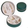 Elegant Faux Leather Jewelry Storage Box for Rings and Bracelets