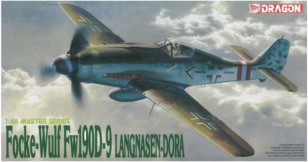 Dragon 1/48 WWII German Air Force Fw190D-9 Dora Plastic Model Kit DR5503