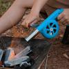 Camping Hand Blower Portable BBQ Fan for Outdoor Barbecue Strong Airflow Hand
