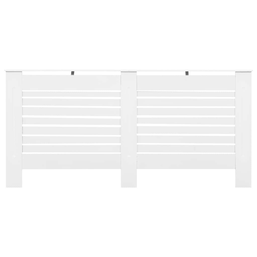 Radiator Covers 2 pcs White 172 * 19 * 81.5 cm MDF
