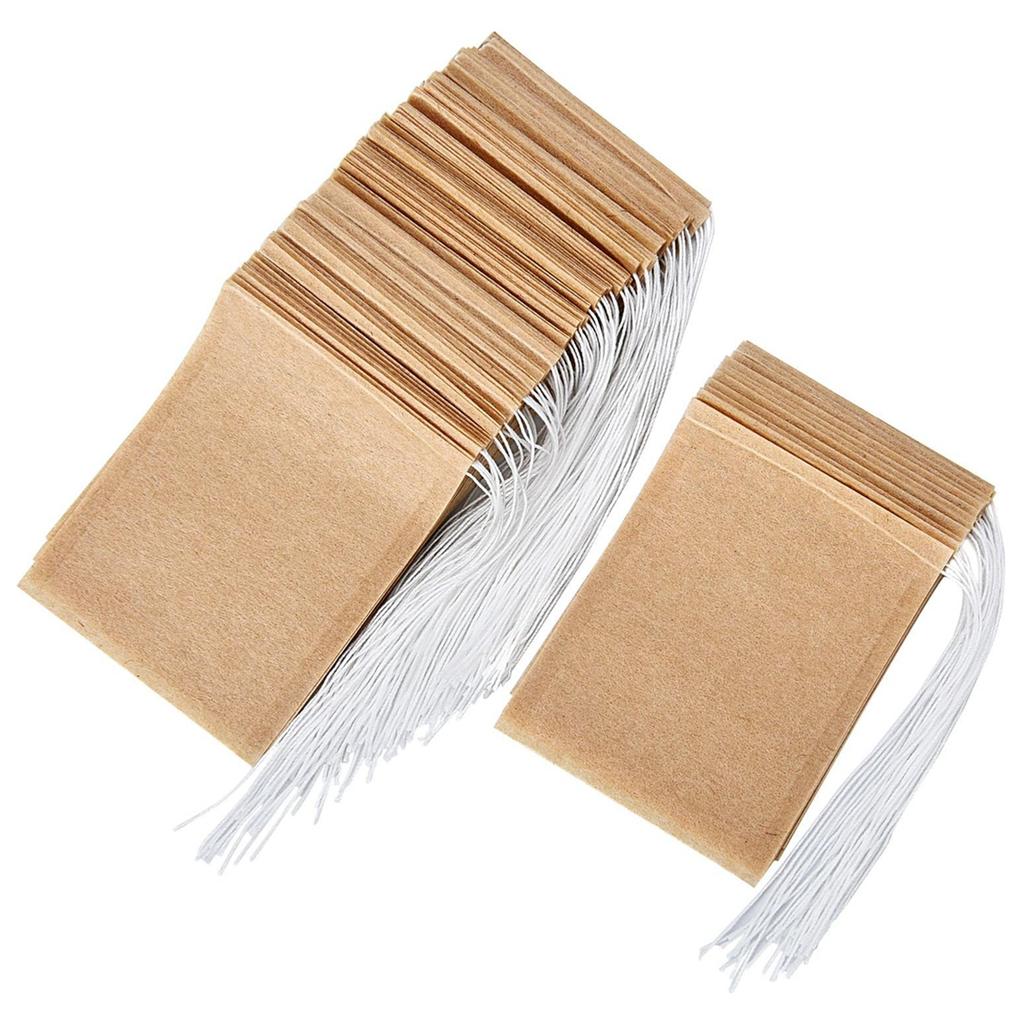 1000pcs Disposable Tea Bags Biodegradable Wood Pulp Filter Paper Empty Tea Bags Tea Infuser Bags for Loose Leaf Tea Teaware