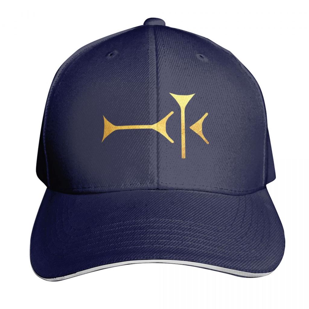 Gold TI AkkadianHittite cuneiform for Life Baseball Cap Luxury Hat Horse Hat Golf Wear summer hat Baseball Unisex Womens