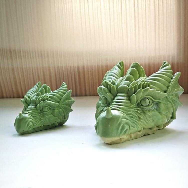 Dragon Head Shaped Candle Silicone Molds for Candle Soap Gypsum Decorations Home Desk Ornaments Epoxy Resin Craft