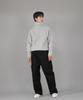 Seinteukeulu Warm-Up Loose Fit Brushed Turtleneck Plain Sweatshirt Wlp-839 Gray