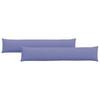 Sofa Cushions 2 Pcs Denim Blue 200 X 40 Cm Fabric