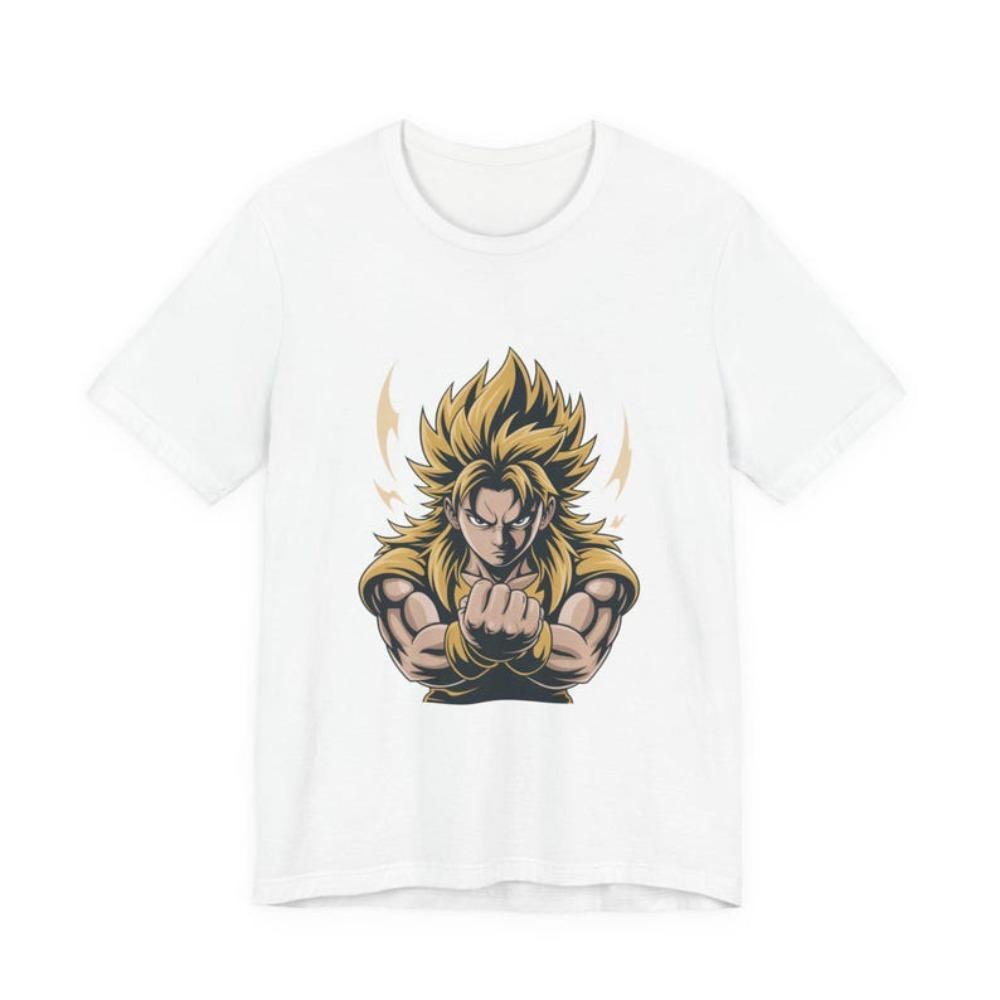 Dragon Ball Super Saiyan 3 Goku Cartoon Oversized T-Shirt | Unisex Anime Streetwear Tee 4XL