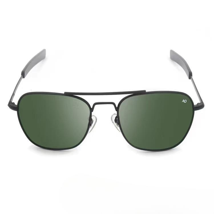 Ochelari de Soare Bărbați Lentile Metalice de Sticlă Ochelari de Soare cu Protecție UV Ochelari Broască Ochelari de Soare pentru Condus și Pescuit Bărbați Senior