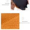 Unisex Leather Glasses Case with Automatic Snap Closure - Soft Cosmetic Storage Bag