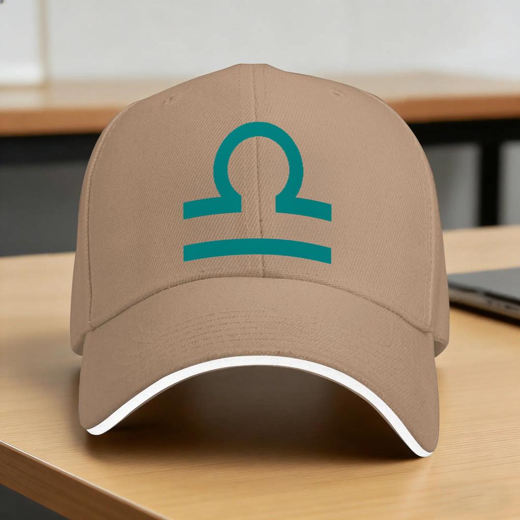 Libra Teal Sign Latula Terezi Pyrope Baseball Cap Running Hippie Fitted Retro Hip Hop Hats Unisex Design Sun Baseball Caps