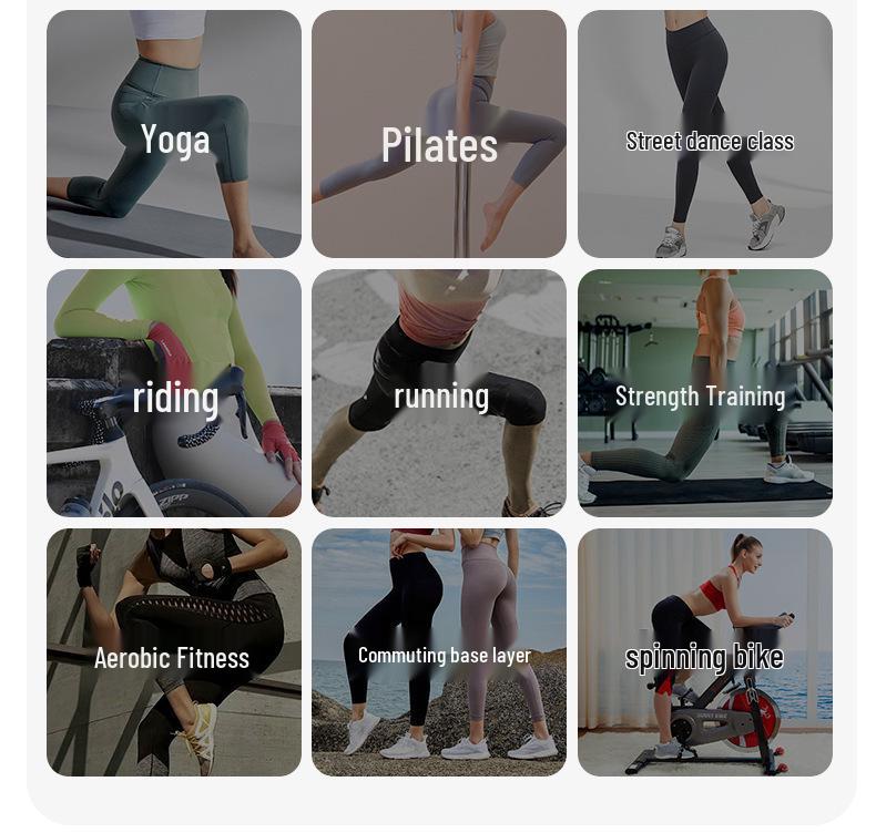 Seamless High-Waist Peach Butt Yoga Pants: Slimming, Tight, Cropped Training Outerwear